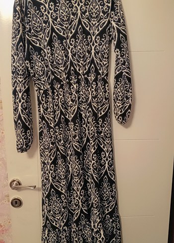 ı Siyah Bohem Uzun Elbise - Görsel 3