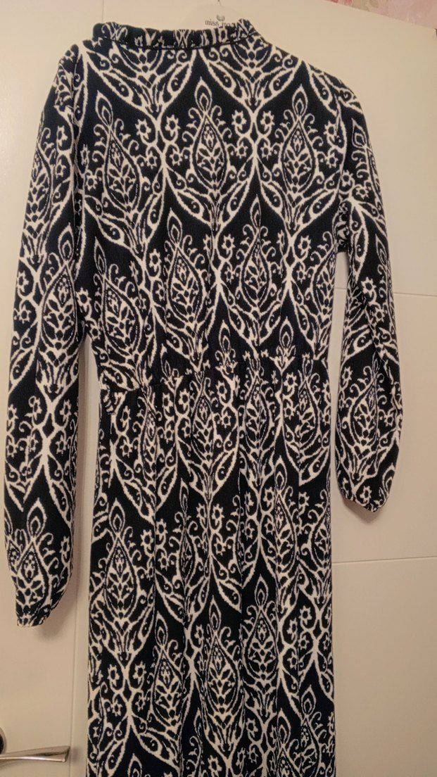 ı Siyah Bohem Uzun Elbise - Görsel 4