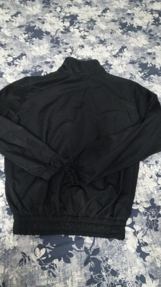 Siyah Fermuarlı Yüksek Yakalı Kadın Ceket - Görsel 2