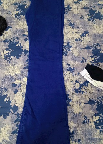 Kadın Koyu Mavi Regular Fit Denim Pantolon - Görsel 2