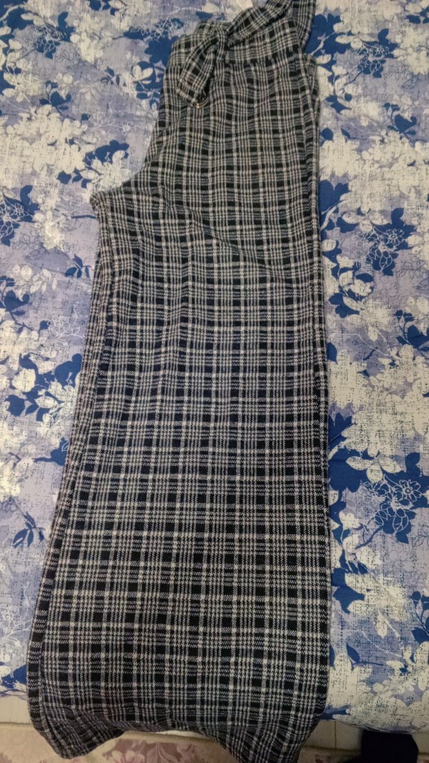 Gri Pilili Kadın Kışlık Pantolon - Görsel 3