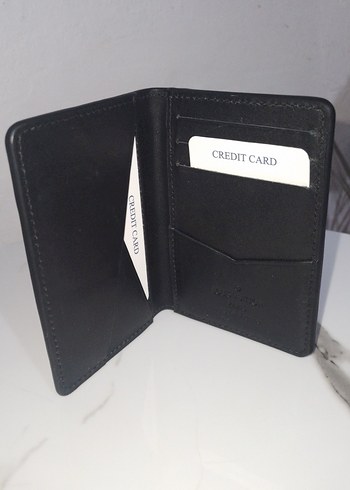 Siyah Minimalist Erkek Cüzdanı - Görsel 2