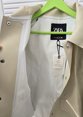 Zara Düğmeli Beyaz Kadın Ceket - Görsel 3