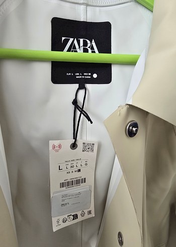 Zara Düğmeli Beyaz Kadın Ceket - Görsel 2