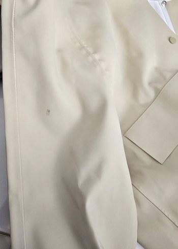 Zara Düğmeli Beyaz Kadın Ceket - Görsel 6