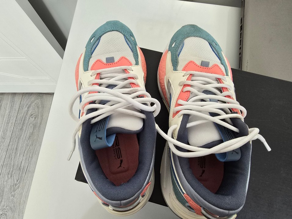 PUMA Renkli Platform Topuklu Bağcıklı Kadın Spor Ayakkabı - Görsel 3