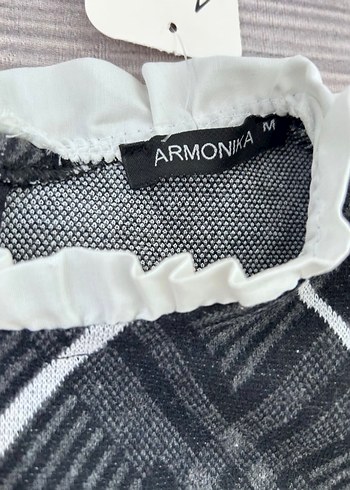 Trendyol Uzun Kollu Ekose Desenli Triko Elbise - Görsel 2