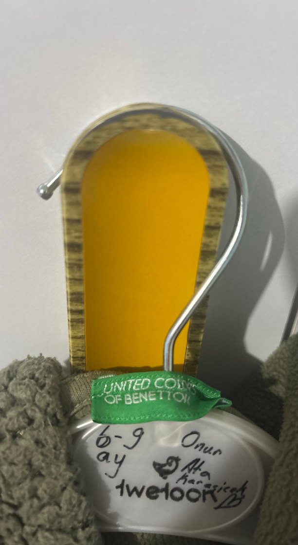 Erkek Çocuk yeşil Kürklü Kapüşonlu Mont - Görsel 2