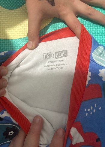 Renkli Baskılı Fermuarlı Bebek Tulum - Görsel 2