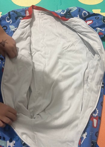 Renkli Baskılı Fermuarlı Bebek Tulum - Görsel 3