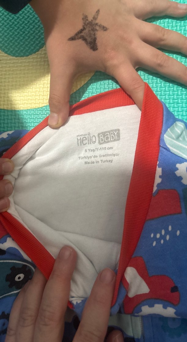 Renkli Baskılı Fermuarlı Bebek Tulum - Görsel 2