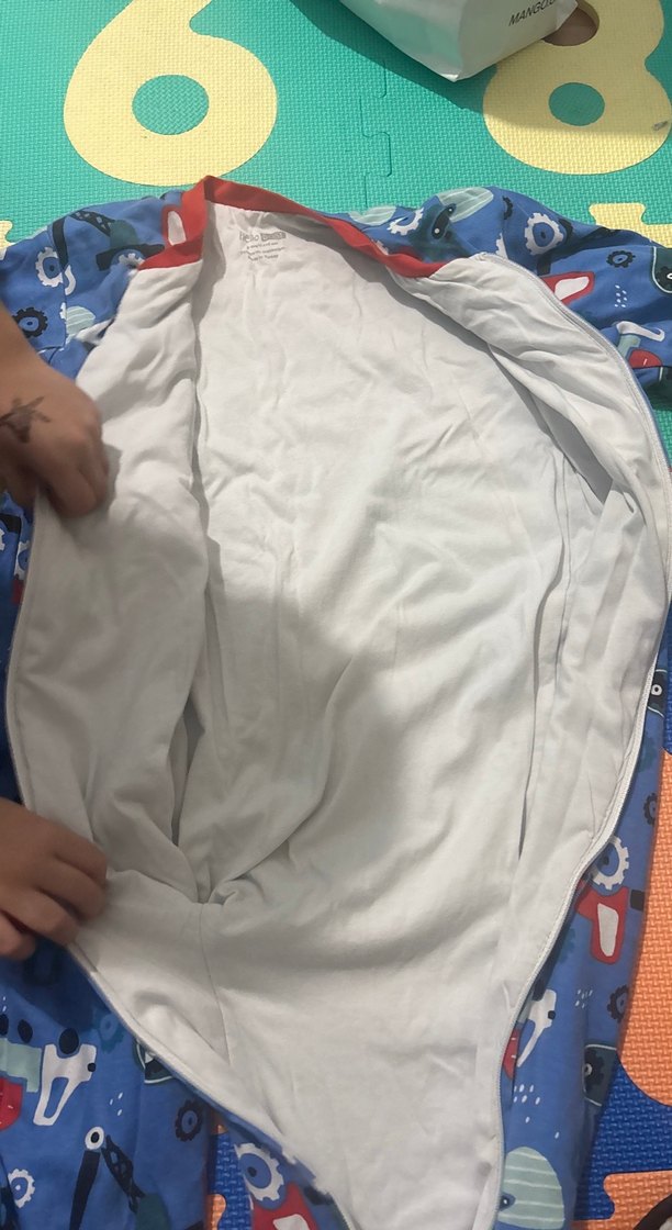 Renkli Baskılı Fermuarlı Bebek Tulum - Görsel 3