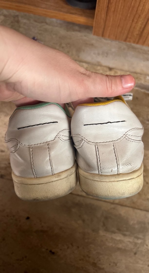 Beyaz Bağcıklı Kadın Sneaker - Günlük - Görsel 4