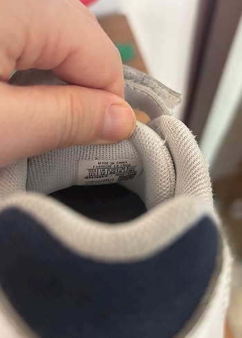 Erkek Çocuk Beyaz Sneaker Velcro Bantlı - Görsel 3