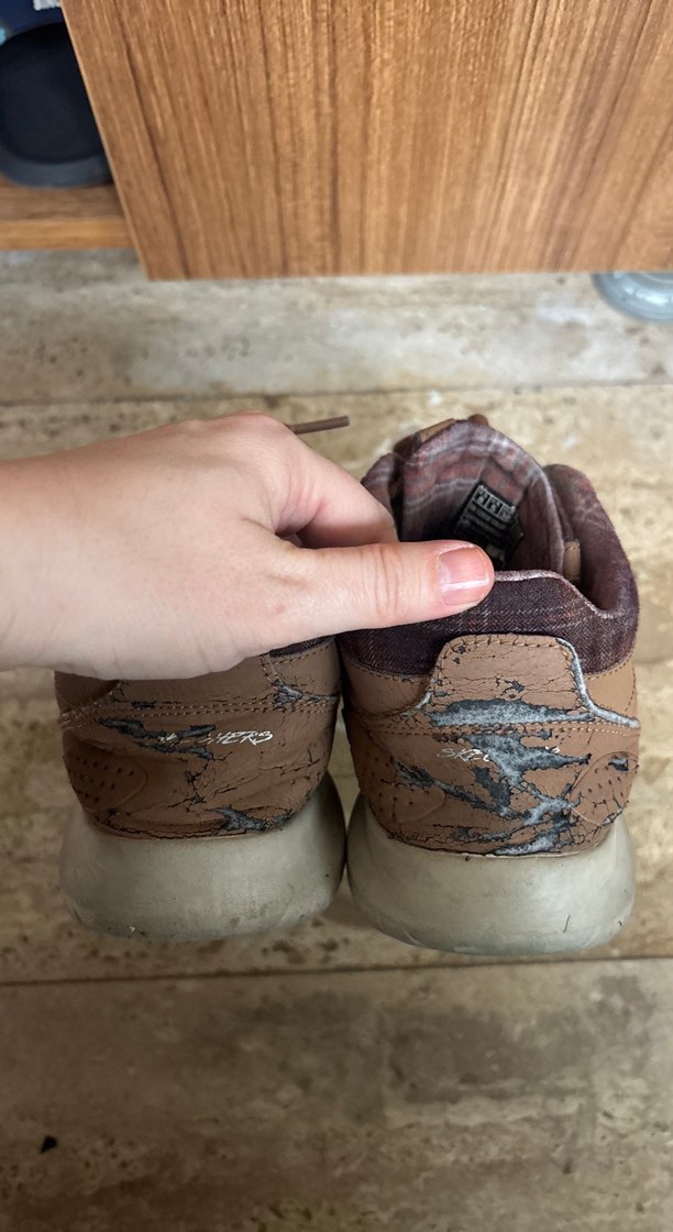 Kahverengi Süet Bağcıklı Kadın Spor Ayakkabı - Görsel 4