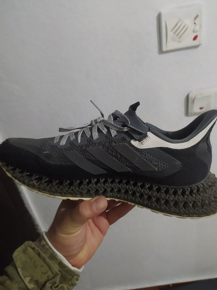Adidas 43 Gri Erkek Spor Koşu Ayakkabısı - Görsel 3