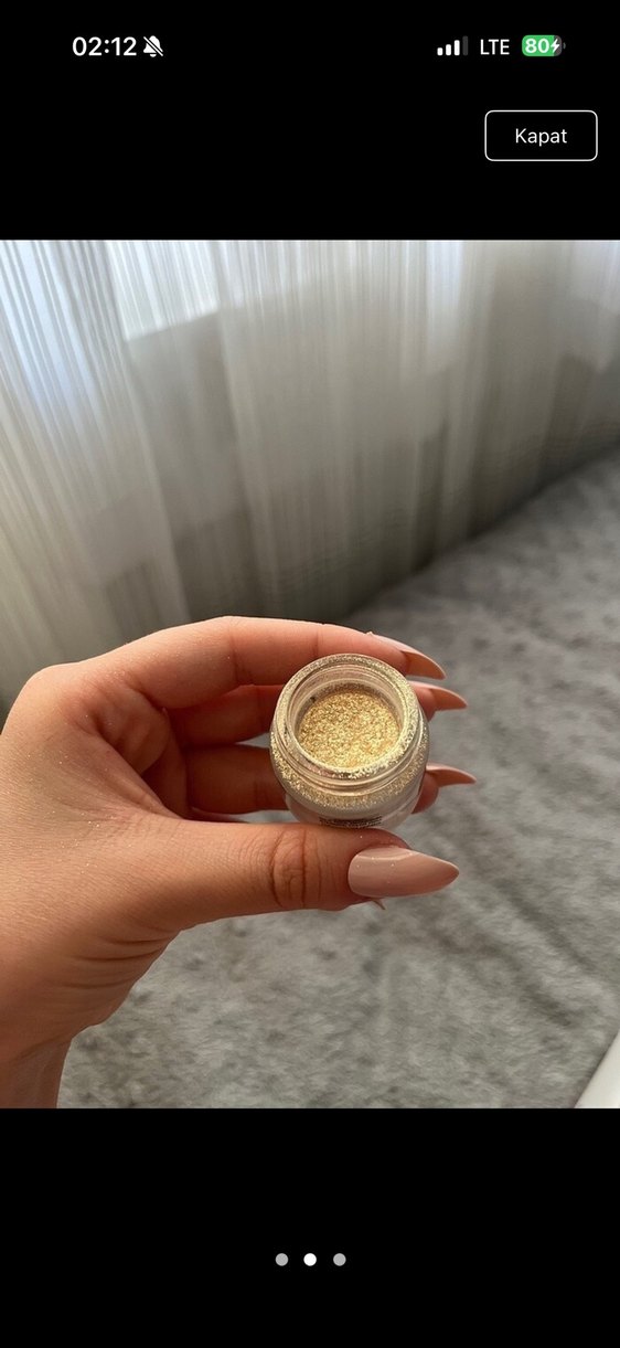 Parlak Altın Renkli Toz - Görsel 2