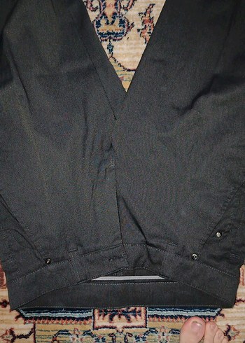 Siyah Kemerli Erkek Pantolon - Görsel 2