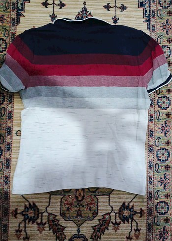 Çizgili Örgü Erkek Polo Yaka Tişört - Görsel 3