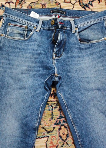 Renkli Batik Desenli Erkek Kot Pantolon - Görsel 2