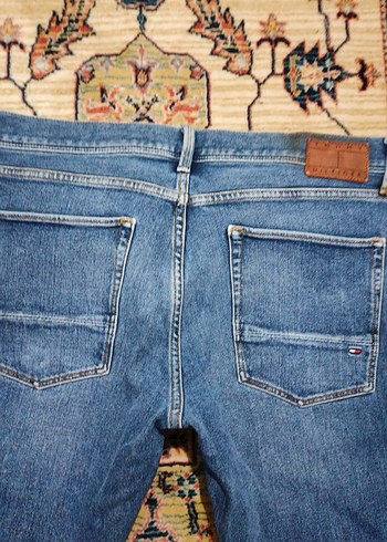 Renkli Batik Desenli Erkek Kot Pantolon - Görsel 4