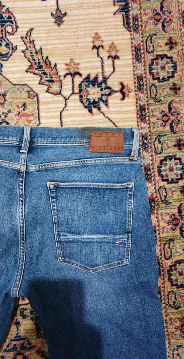 Renkli Batik Desenli Erkek Kot Pantolon - Görsel 5