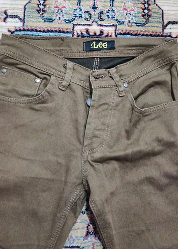 Kahverengi Erkek Kemerli Spor Pantolon - Görsel 3