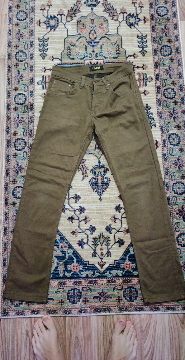 Kahverengi Erkek Kemerli Spor Pantolon - Görsel 2