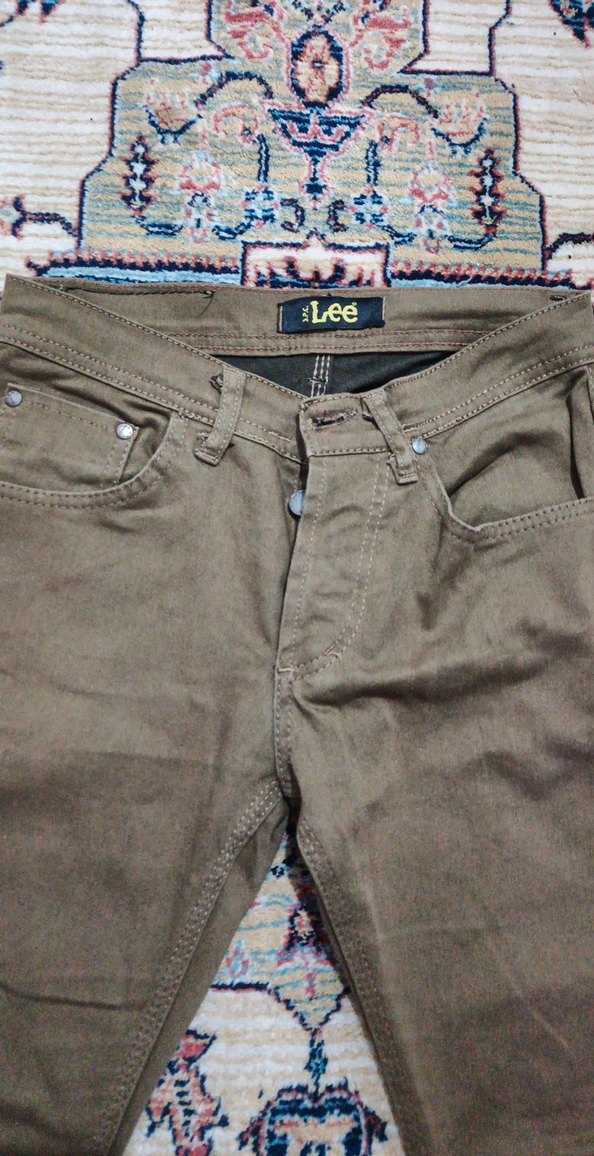 Kahverengi Erkek Kemerli Spor Pantolon - Görsel 3