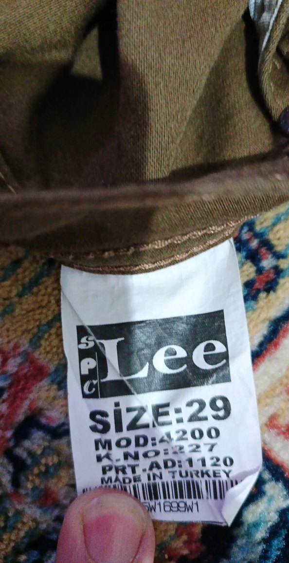 Kahverengi Erkek Kemerli Spor Pantolon - Görsel 4