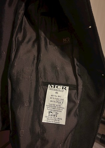 Düğmeli Deri Erkek Ceket - Görsel 3