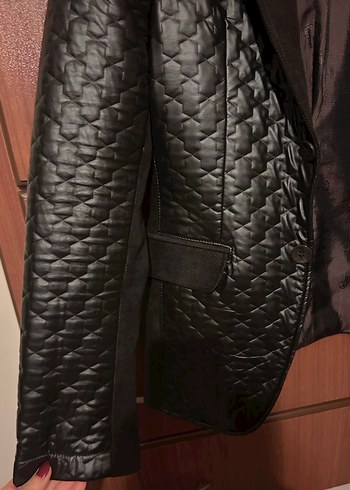 Düğmeli Deri Erkek Ceket - Görsel 2