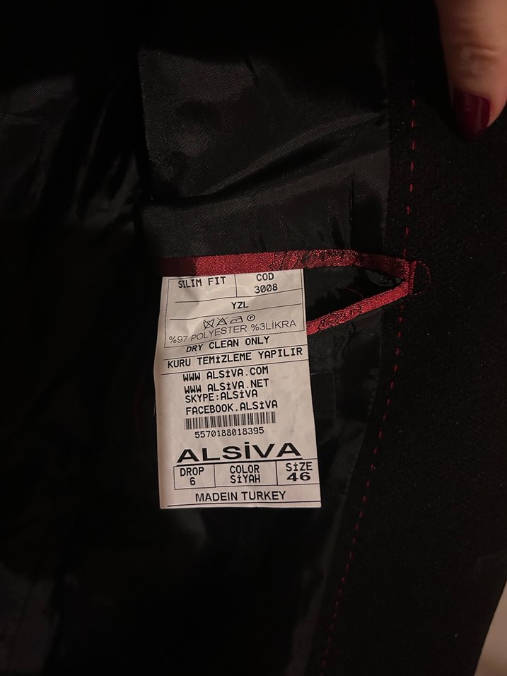 Erkek Siyah Düğmeli Ceket - Görsel 3