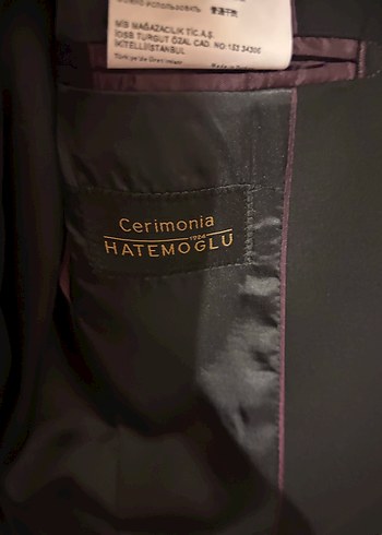 Çıkarılabilir yaka Siyah Erkek Takım Elbise- Damatlık - Görsel 6