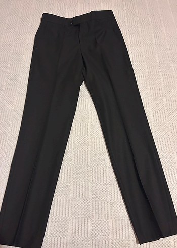 Çıkarılabilir yaka Siyah Erkek Takım Elbise- Damatlık - Görsel 5