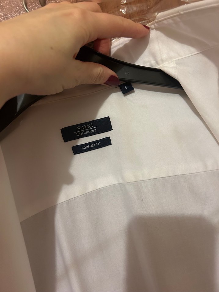 Saykı Beyaz Erkek Gömlek - Görsel 2