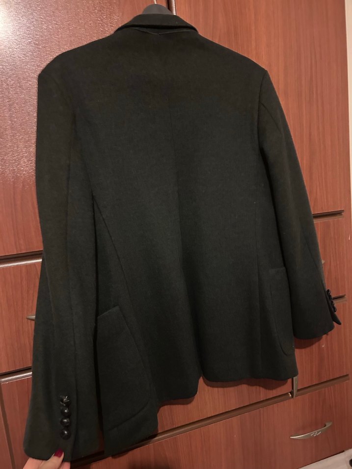 Tessuti di Sondrio Gri Erkek Düğmeli Ceket - Görsel 5