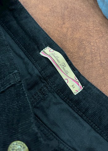 Düğmeli siyah Kadın Denim etek - Görsel 4