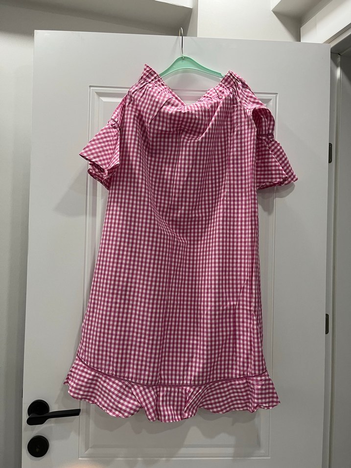 Pembe Fırfırlı Kız Elbisesi - Görsel 3