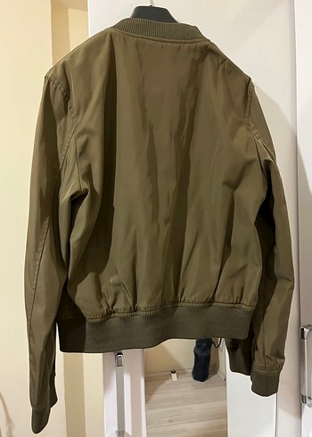 Kadın Haki Fermuarlı Ceket - Görsel 2