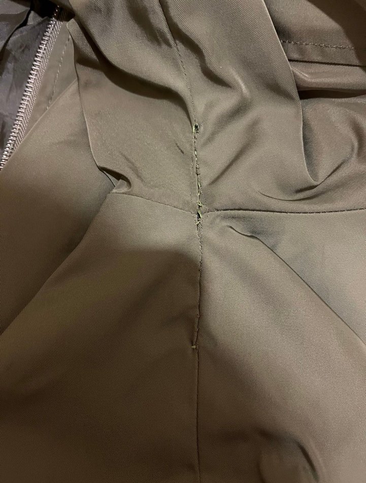 Kadın Haki Fermuarlı Ceket - Görsel 3
