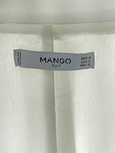 m Beden beyaz Renk Mango Blazer.