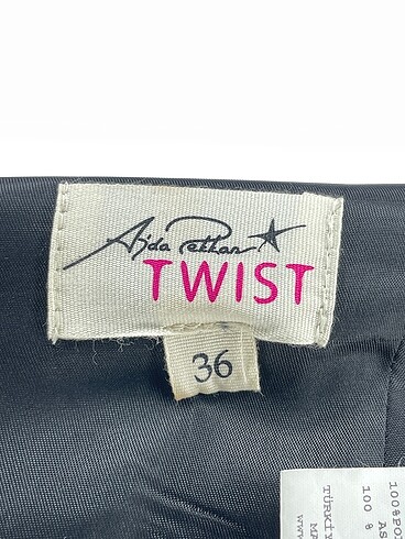 36 Beden siyah Renk Twist Kısa Elbise %70 İndirimli.