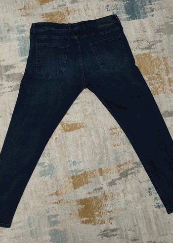 34-36 Beden Lacivert Erkek Kot Pantolon - Görsel 2