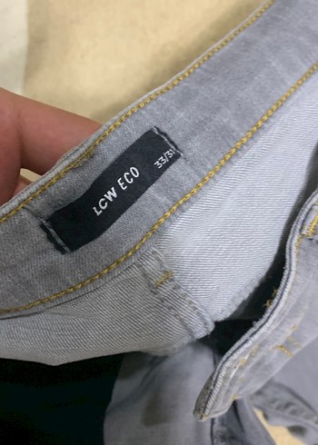 Gri Erkek Denim Jean Pantolon - Görsel 2
