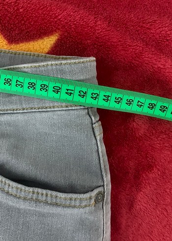Gri Erkek Denim Jean Pantolon - Görsel 7