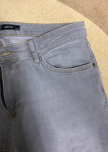Gri Erkek Denim Jean Pantolon - Görsel 4