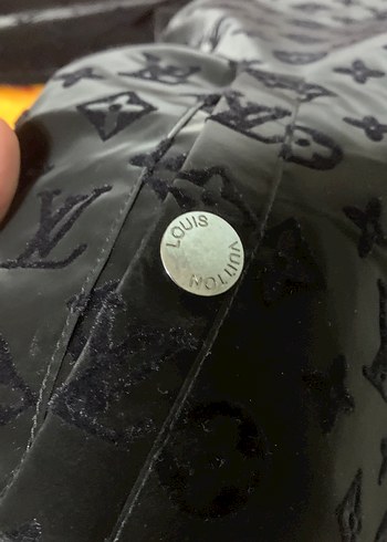 Siyah Süet Logo Detaylı Erkek Ceket - Görsel 5