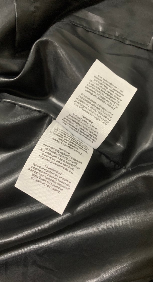 Siyah Süet Logo Detaylı Erkek Ceket - Görsel 2