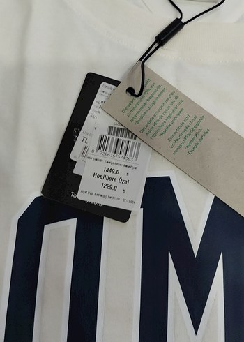 Tommy Jeans Erkek Beyaz Tişört - Görsel 3